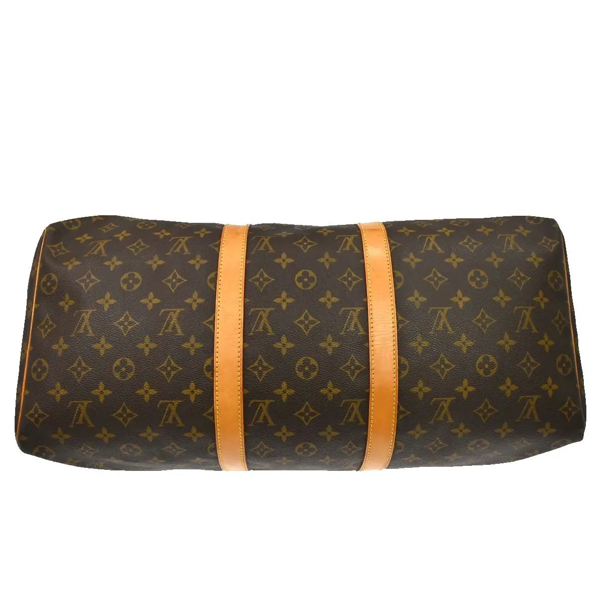 Louis Vuitton Keepall Monogram Canvas Brown Canvas Travel Bag Bag (Pre-Owned)