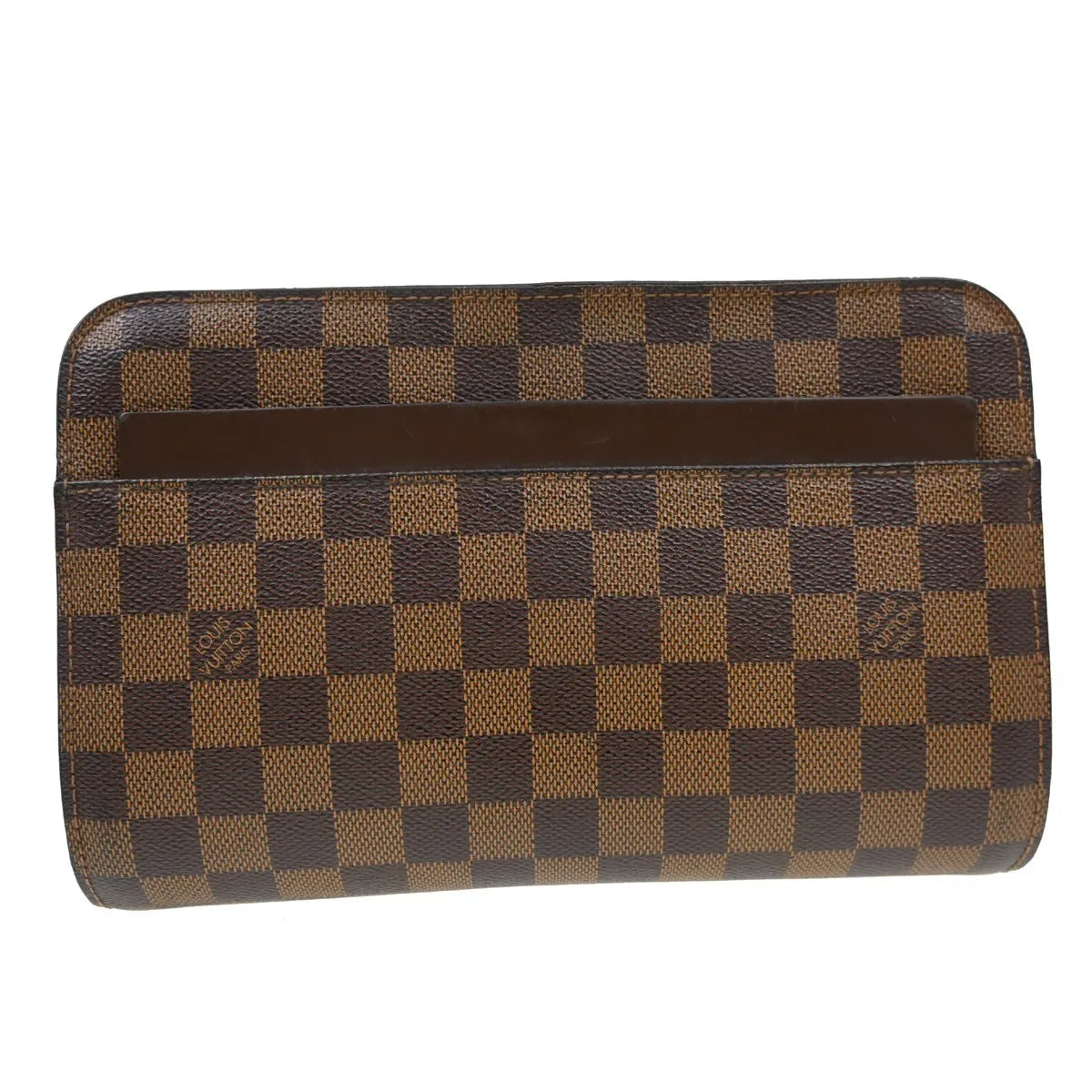 Louis Vuitton Pochette Saint Louis Damier Brown Canvas Clutche & Pouche Bag (Pre-Owned)