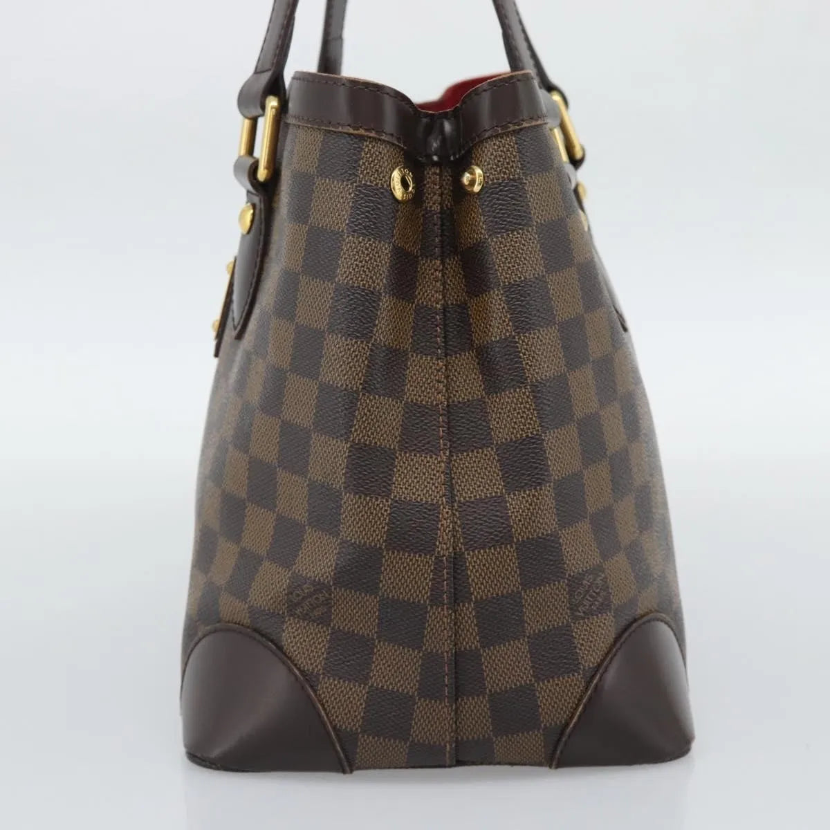 Louis Vuitton Hampstead Damier Brown Canvas Tote Bag Bag (Pre-Owned)