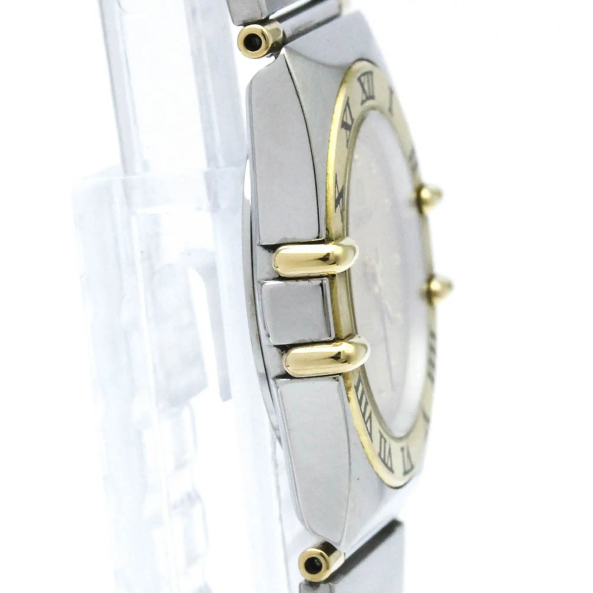 Omega Constellation Quartz Stainless Steel And Yellow Gold Watch (Pre-Owned)