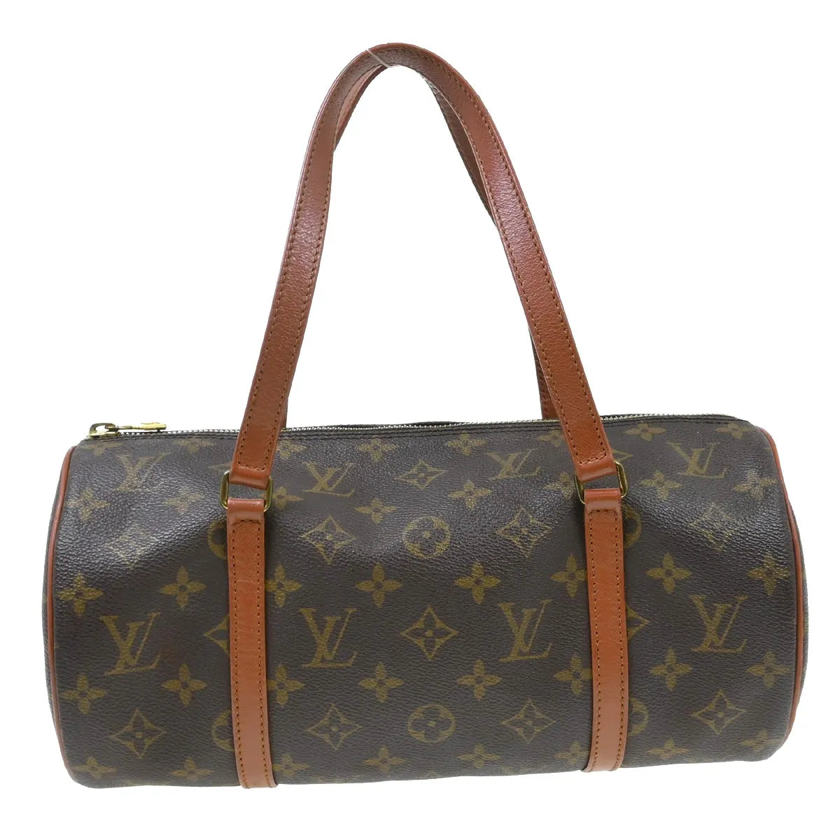 Louis Vuitton Papillon Handbag Monogram Canvas Brown Canvas Handbag (Pre-Owned)