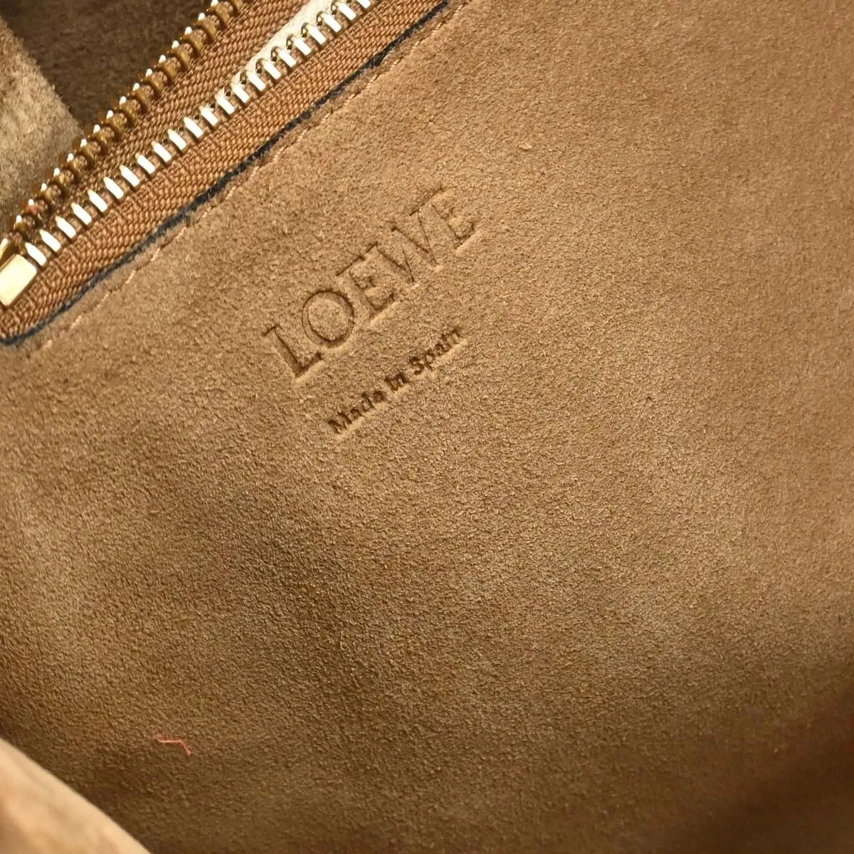 Loewe Gate Tote Leather Black Leather Tote Bag Bag (Pre-Owned)