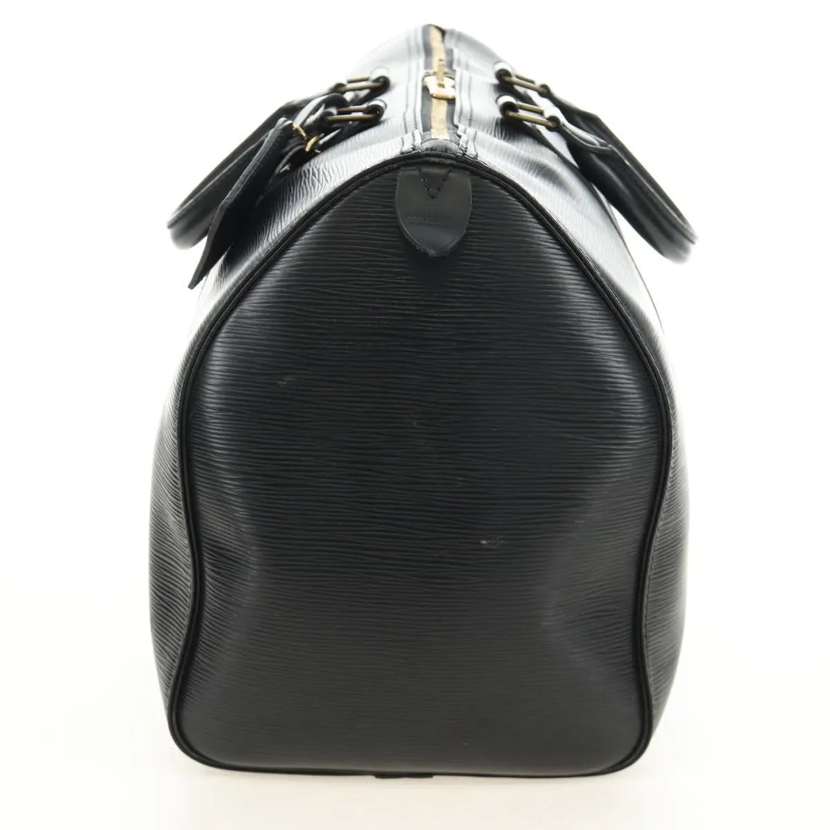 Louis Vuitton Keepall Epi Leather Black Leather Travel Bag Bag (Pre-Owned)
