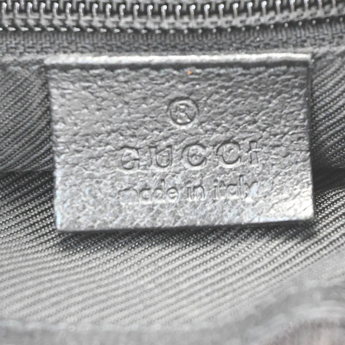 Gucci Vintage Flat Messenger Gg Canvas And Leather Black Canvas Shoulder Bag Bag (Pre-Owned)