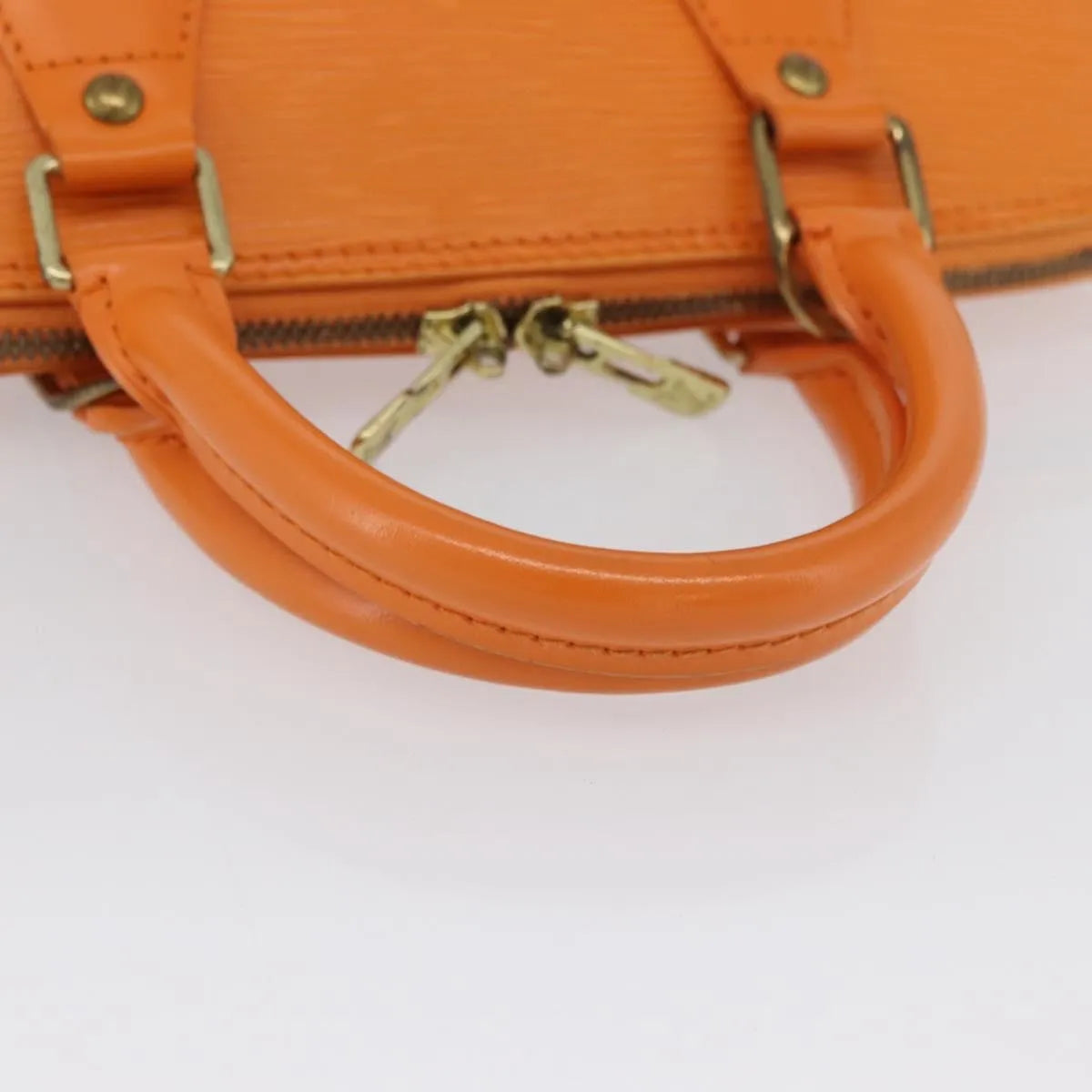 Louis Vuitton Alma Epi Orange Leather Handbag (Pre-Owned)