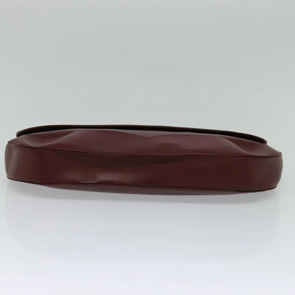 Cartier Must De Cartier Clutch Leather Burgundy Leather Clutche & Pouche Bag (Pre-Owned)