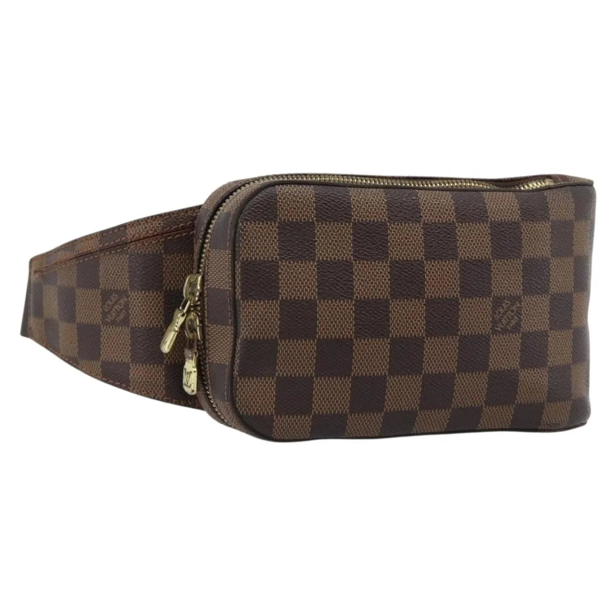 Louis Vuitton Geronimos Waist Damier Brown Canvas Shoulder Bag Bag (Pre-Owned)