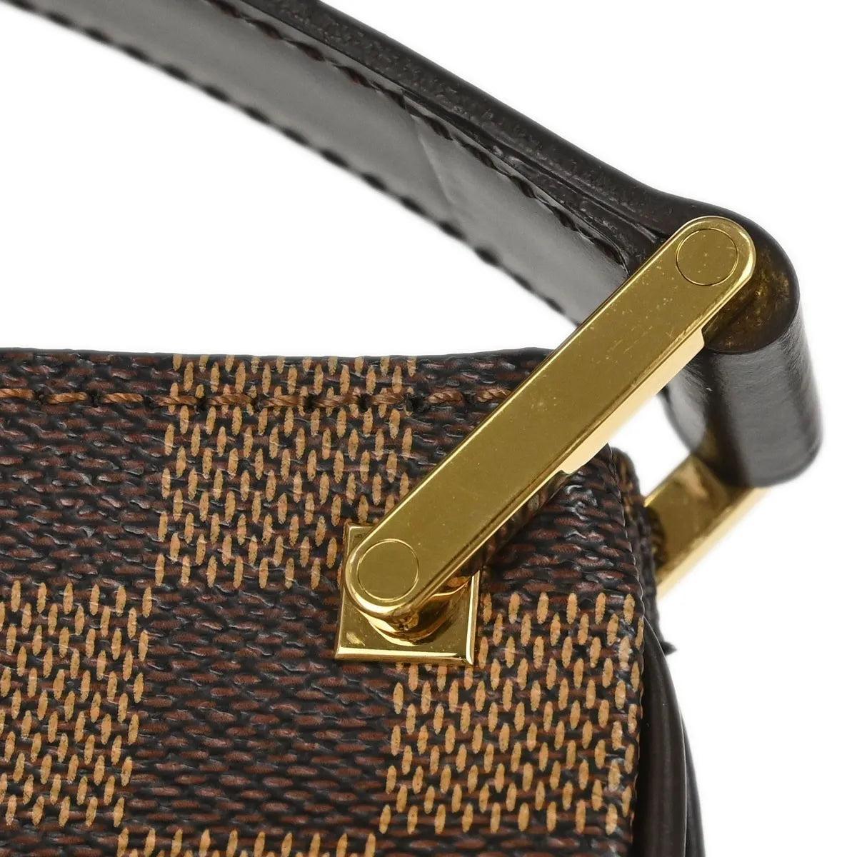 Louis Vuitton Aubagne Damier Ebene Brown Canvas Shoulder Bag Bag (Pre-Owned)
