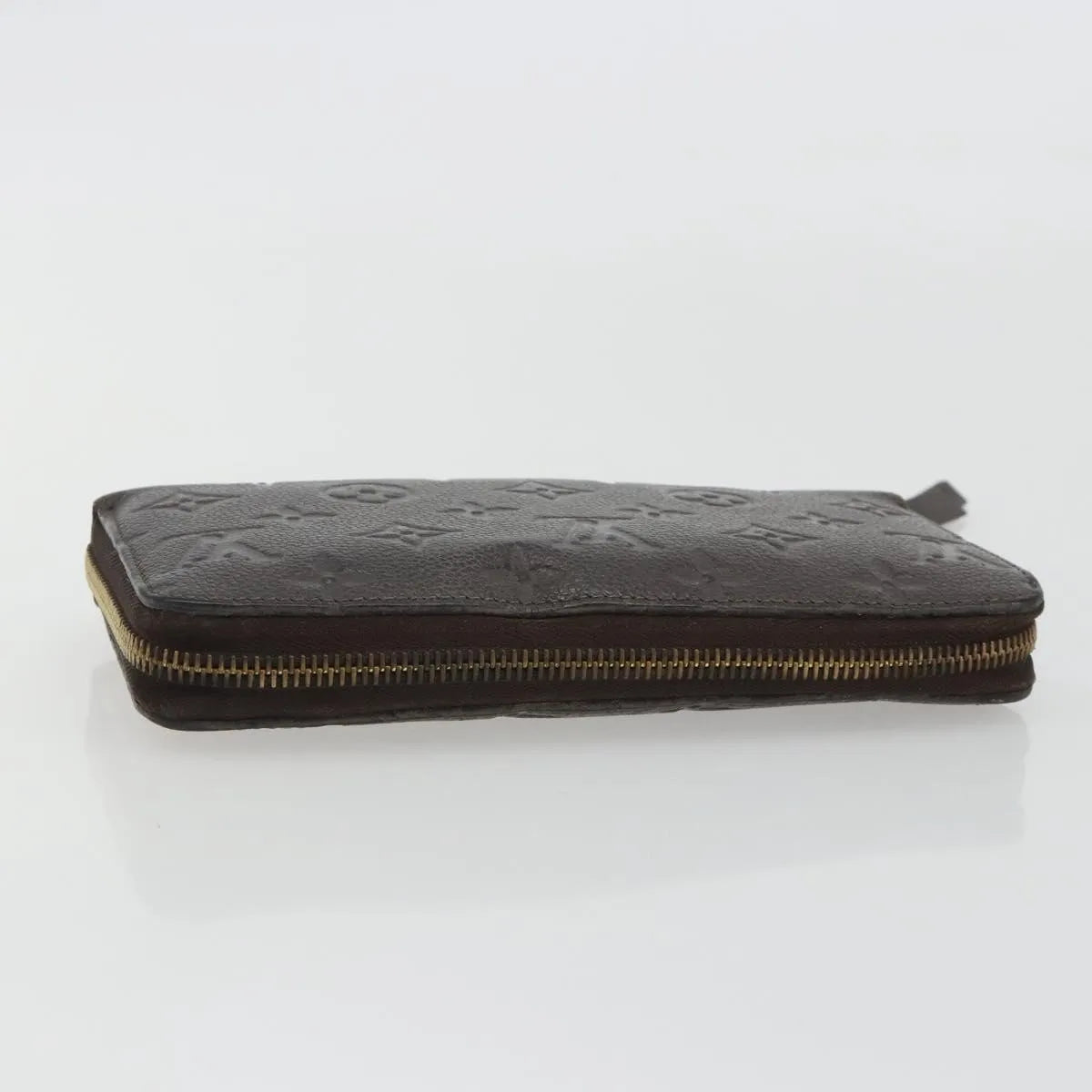 Louis Vuitton Zippy Wallet Nm Leather Empreinte Brown Leather Wallets Accessory (Pre-Owned)