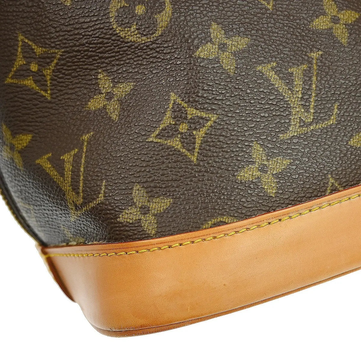Louis Vuitton Vintage Alma Monogram Canvas Brown Canvas Handbag (Pre-Owned)