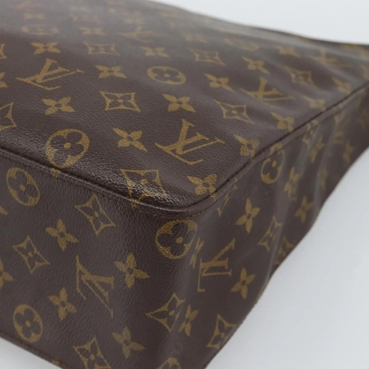 Louis Vuitton Looping Monogram Canvas Brown Canvas Handbag (Pre-Owned)