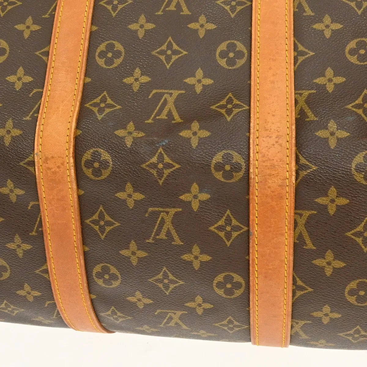 Louis Vuitton Keepall Monogram Canvas Brown Canvas Travel Bag Bag (Pre-Owned)
