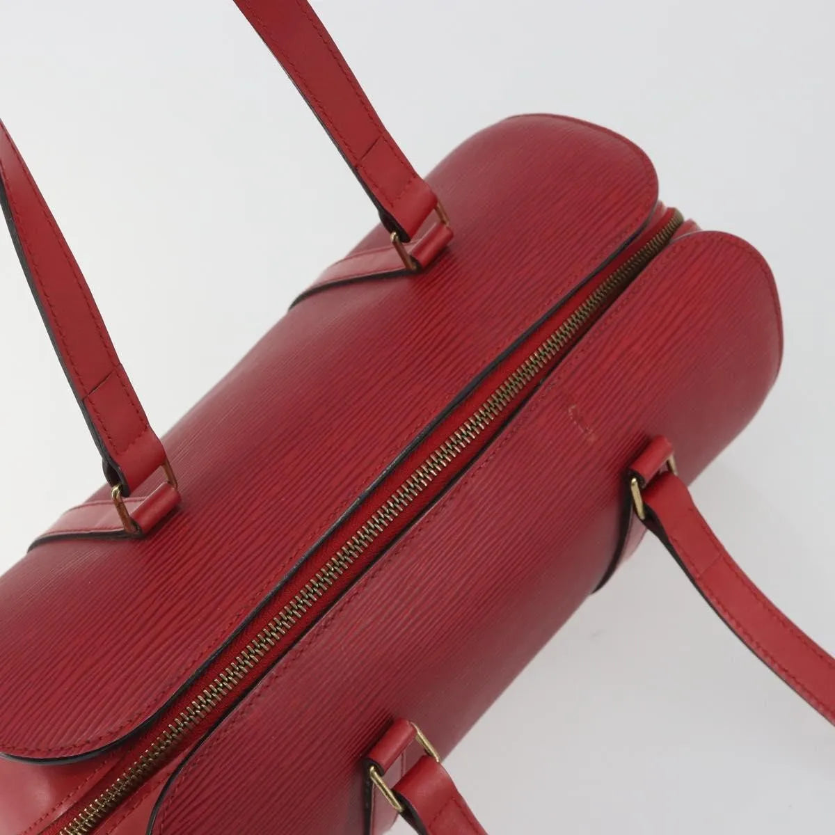 Louis Vuitton Soufflot Epi Leather Red Leather Handbag (Pre-Owned)