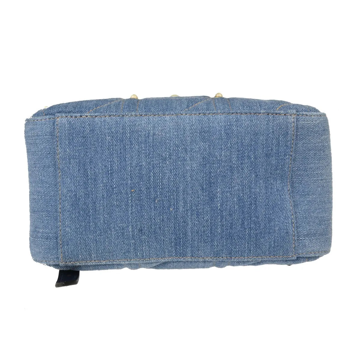 Gucci Backpack Embellished Wool Blue Denim_Jeans Backpack Bag (Pre-Owned)