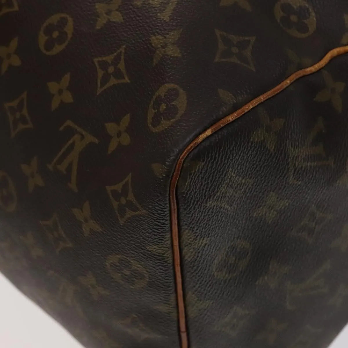 Louis Vuitton Keepall Monogram Canvas Brown Canvas Travel Bag Bag (Pre-Owned)