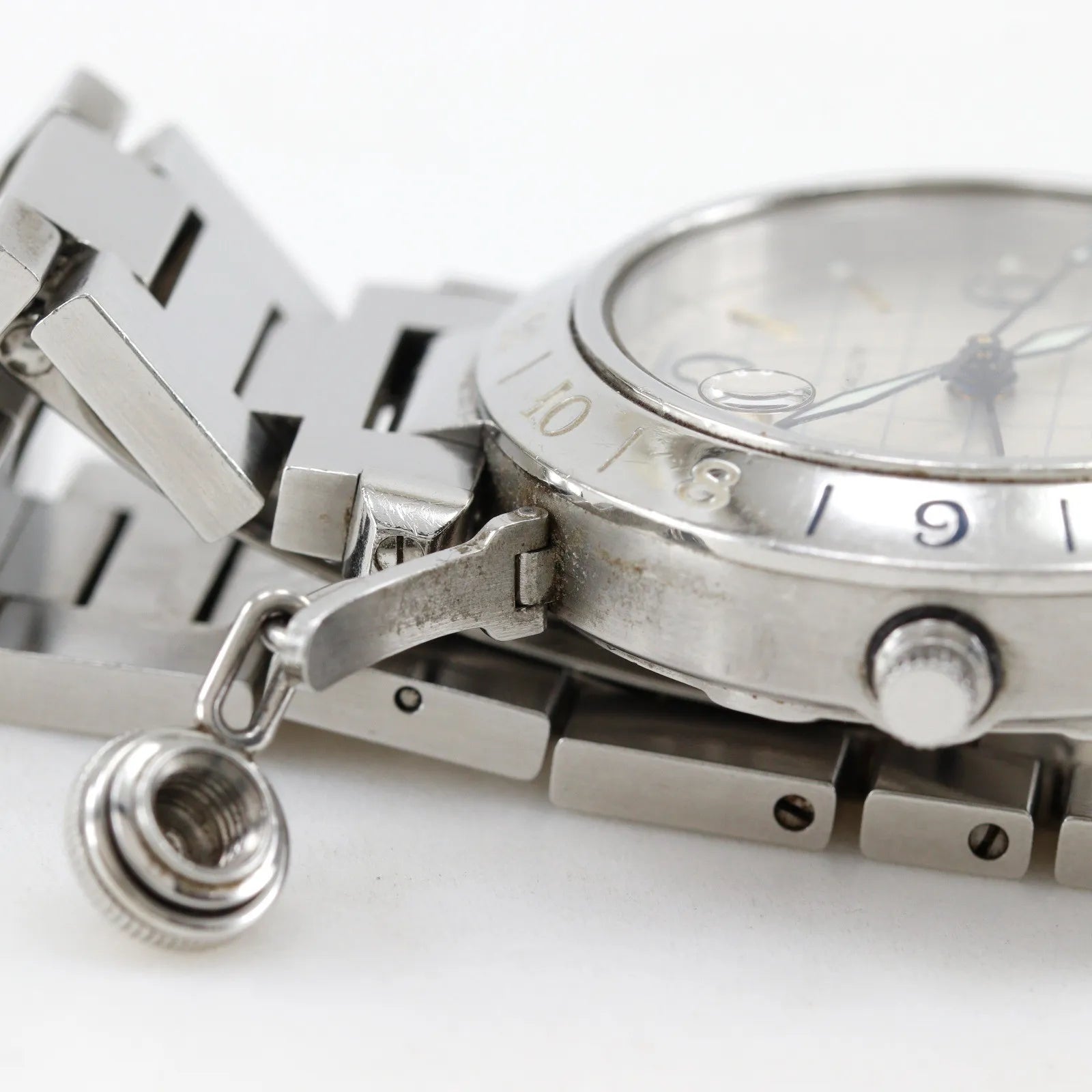Cartier Pasha C Gmt Automatic Stainless Steel Watch (Pre-Owned)