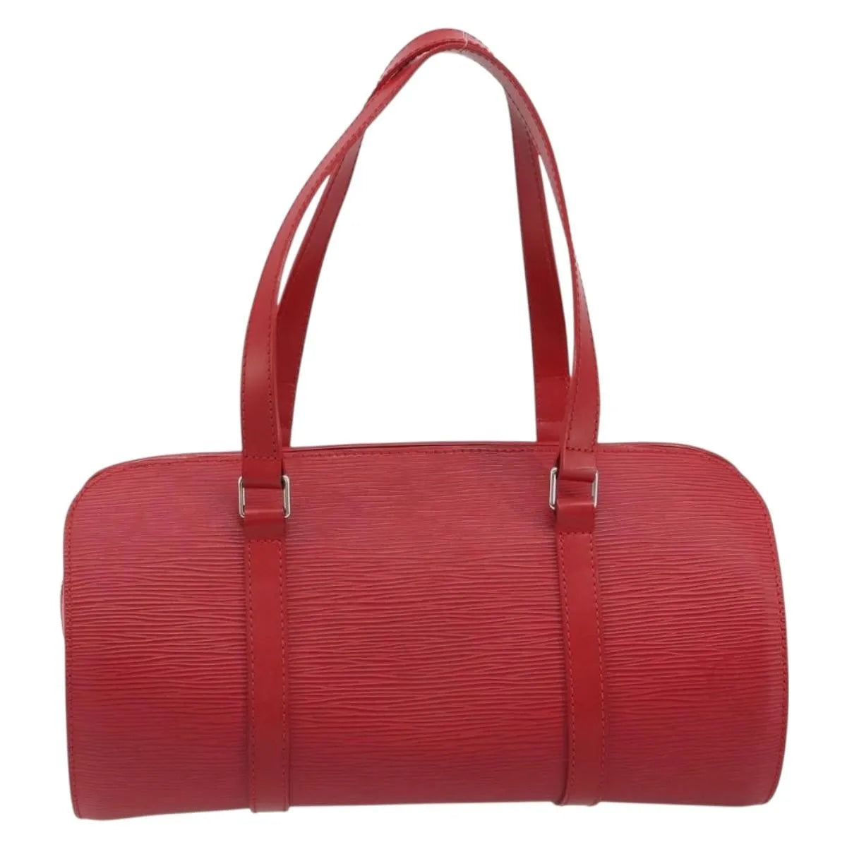 Louis Vuitton Soufflot Epi Leather Red Leather Handbag (Pre-Owned)