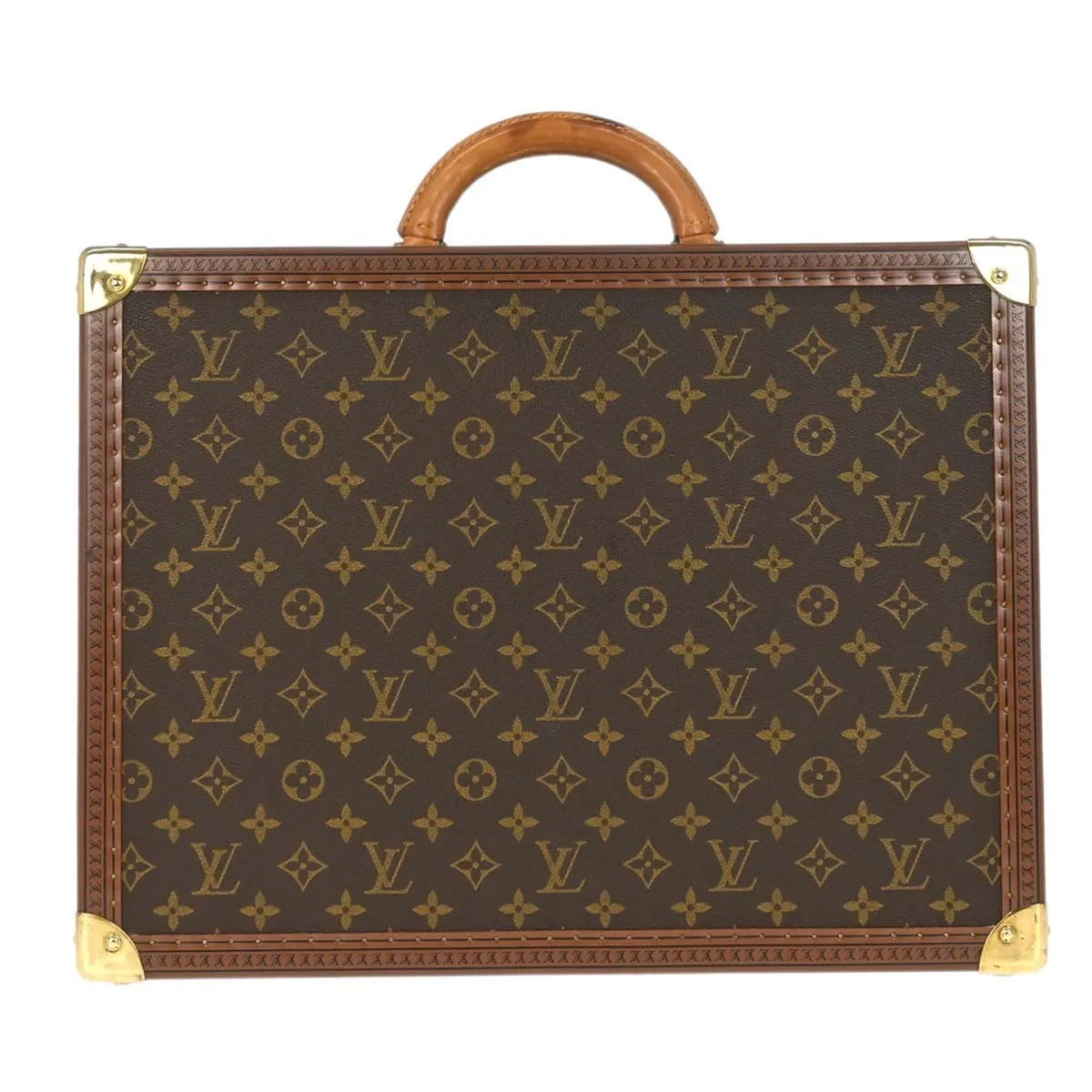 Louis Vuitton Cotteville Trunk Monogram Canvas Brown Canvas Travel Bag Bag (Pre-Owned)