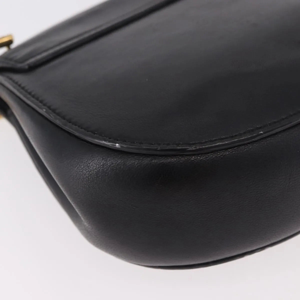 Chloe Drew Leather Black Leather Shoulder Bag Bag (Pre-Owned)