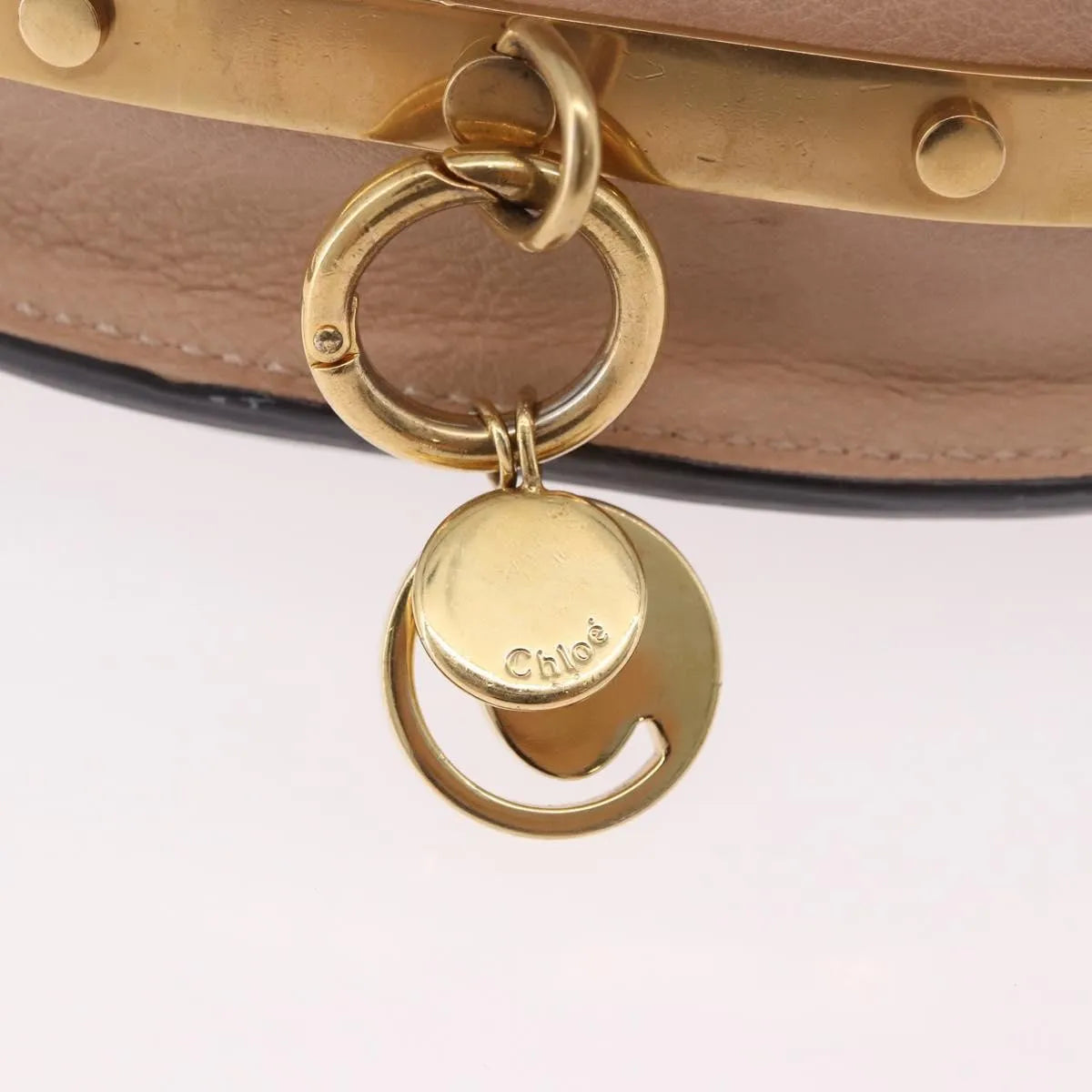 Chloe Nile Minaudière Leather Pink Leather Handbag (Pre-Owned)