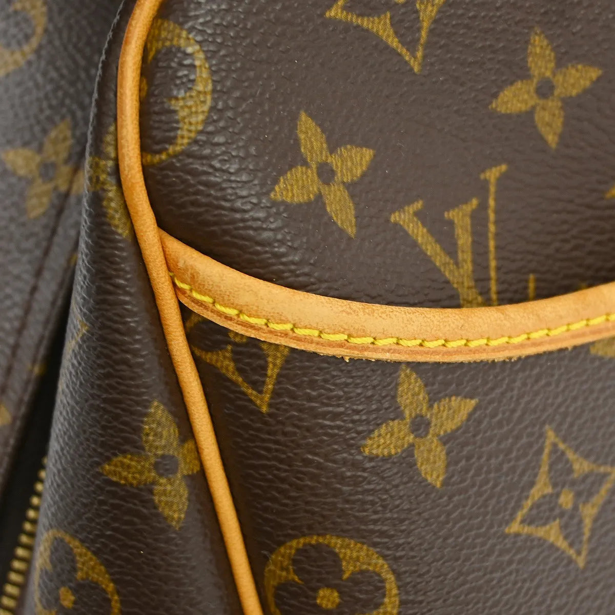 Louis Vuitton Deauville Monogram Canvas Brown Canvas Handbag (Pre-Owned)