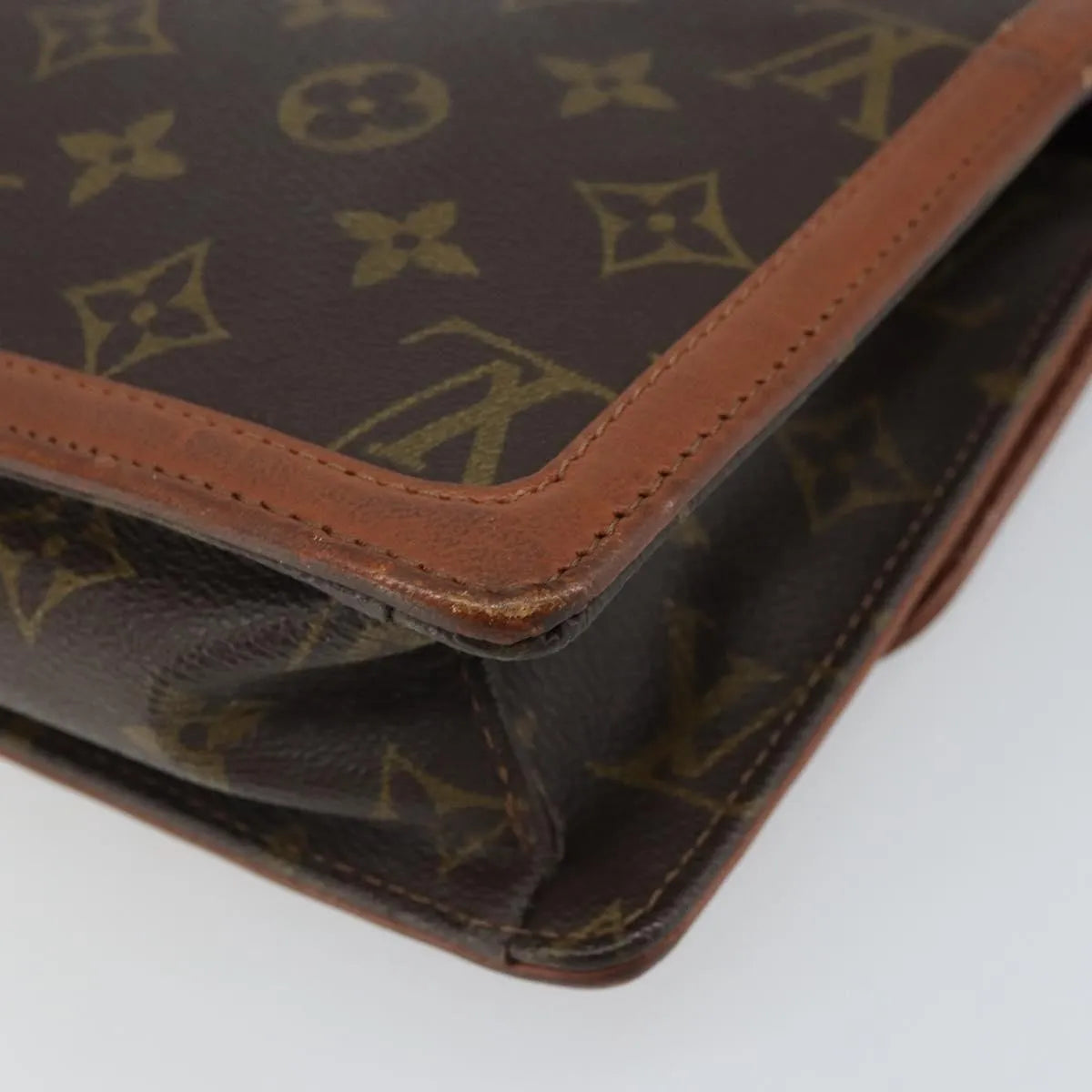 Louis Vuitton Dame Pochette Monogram Canvas Brown Canvas Clutche & Pouche Bag (Pre-Owned)
