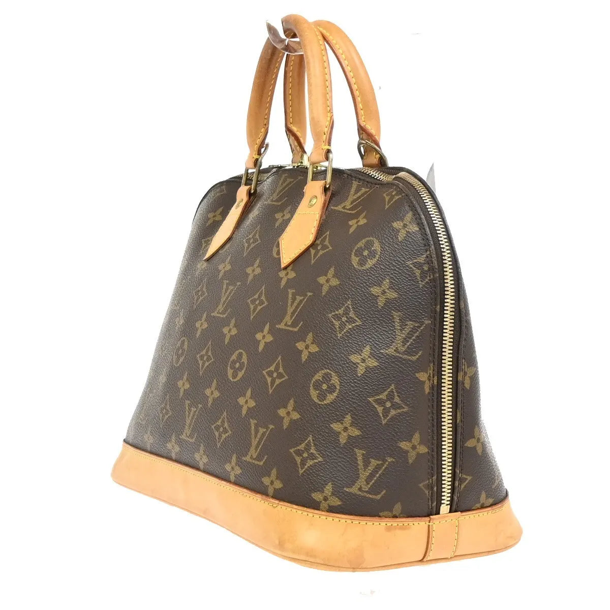 Louis Vuitton Alma Monogram Brown Canvas Handbag (Pre-Owned)