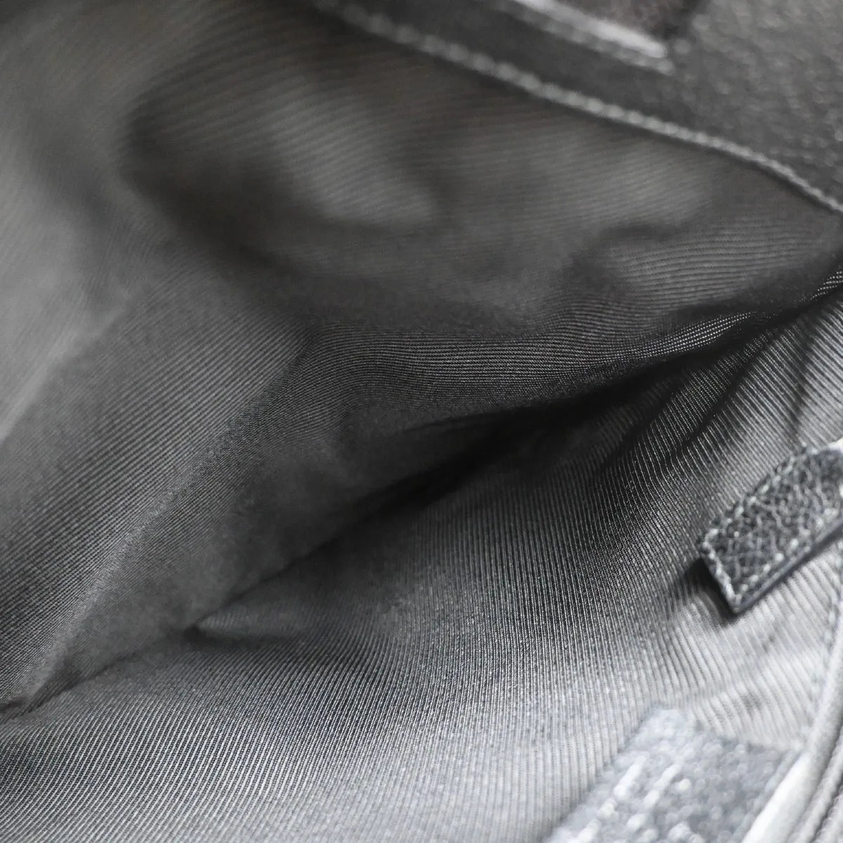 Gucci Vintage Flat Messenger Gg Canvas And Leather Black Canvas Shoulder Bag Bag (Pre-Owned)