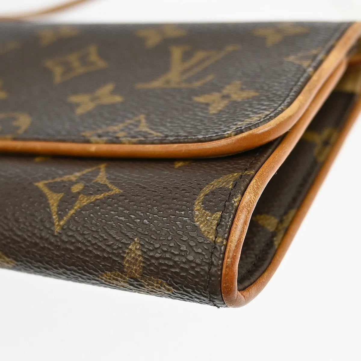 Louis Vuitton Twin Monogram Canvas Brown Canvas Clutche & Pouche Bag (Pre-Owned)
