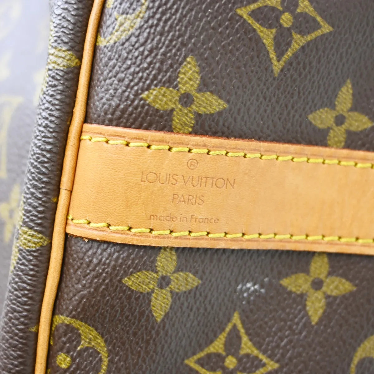 Louis Vuitton Keepall Bandouliere Monogram Canvas Brown Canvas Travel Bag Bag (Pre-Owned)