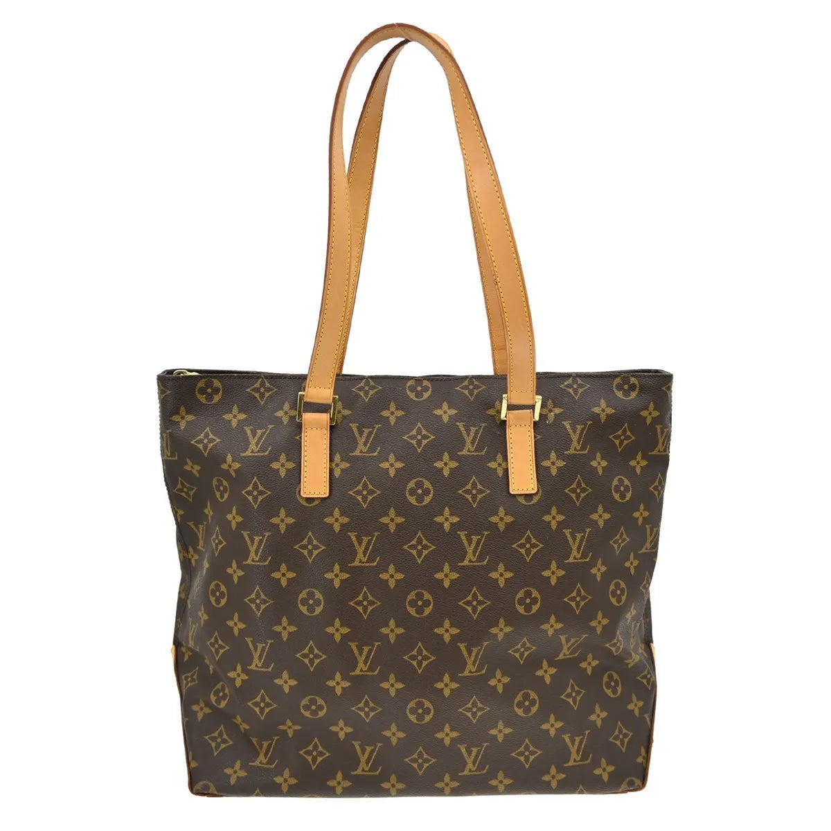 Louis Vuitton Cabas Mezzo Monogram Canvas Brown Canvas Tote Bag Bag (Pre-Owned)
