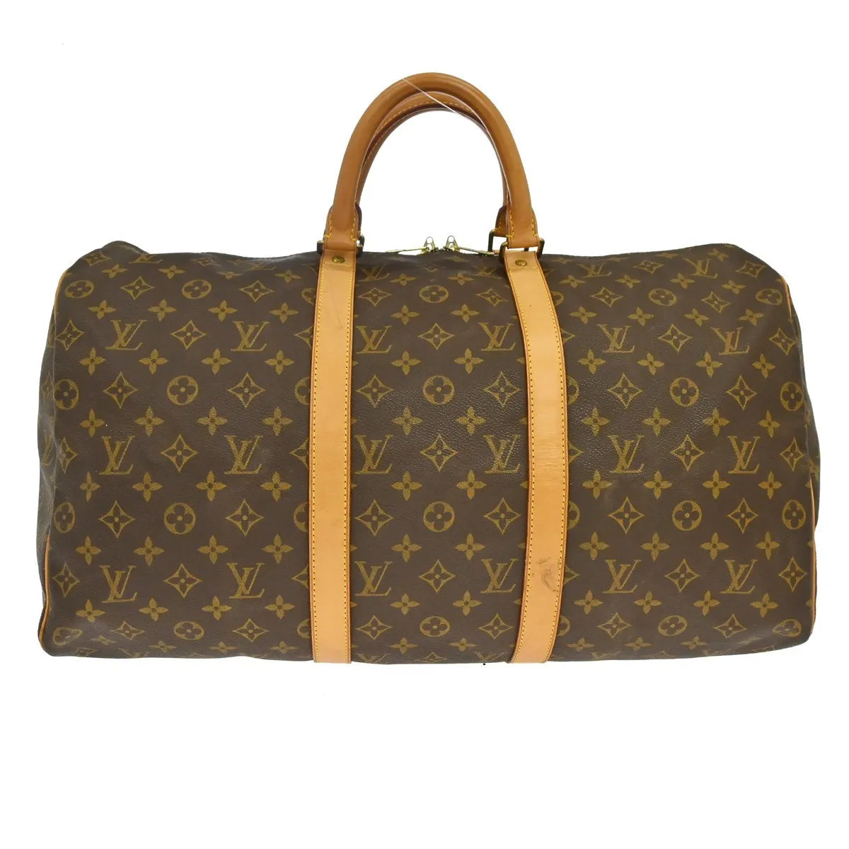 Louis Vuitton Keepall Monogram Canvas Brown Canvas Travel Bag Bag (Pre-Owned)