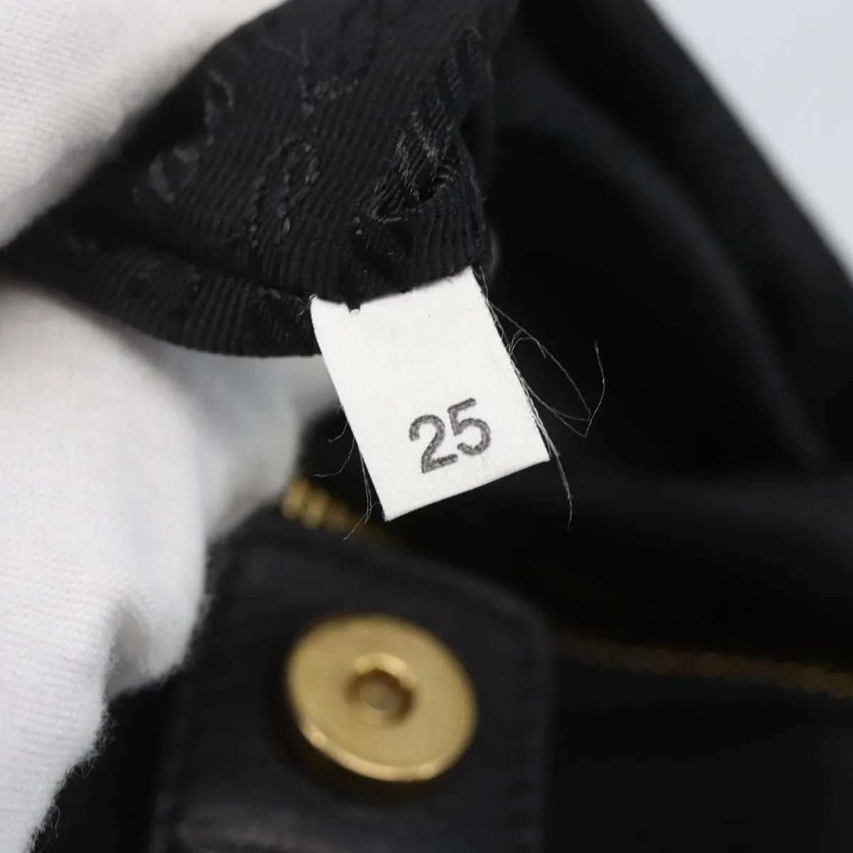 Prada Bow Tote Leather Black Leather Tote Bag Bag (Pre-Owned)