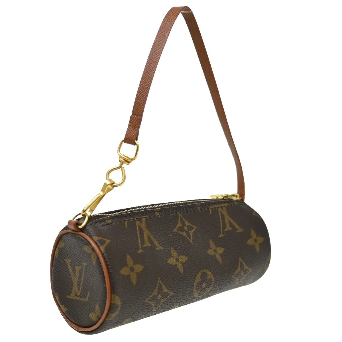 Louis Vuitton Papillon Pochette Monogram Canvas Brown Canvas Clutche & Pouche Bag (Pre-Owned)