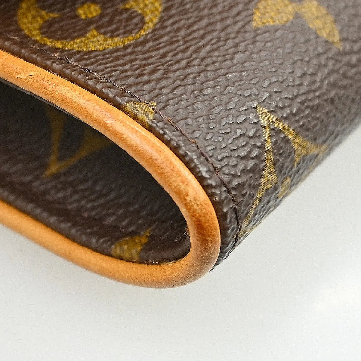 Louis Vuitton Twin Monogram Canvas Brown Canvas Clutche & Pouche Bag (Pre-Owned)