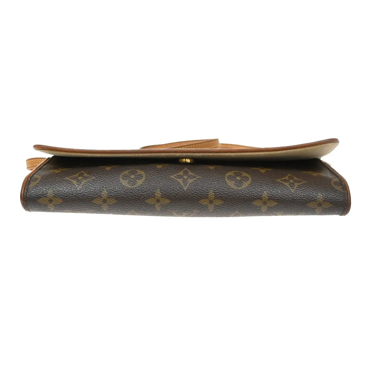 Louis Vuitton Twin Monogram Brown Canvas Clutche & Pouche Bag (Pre-Owned)