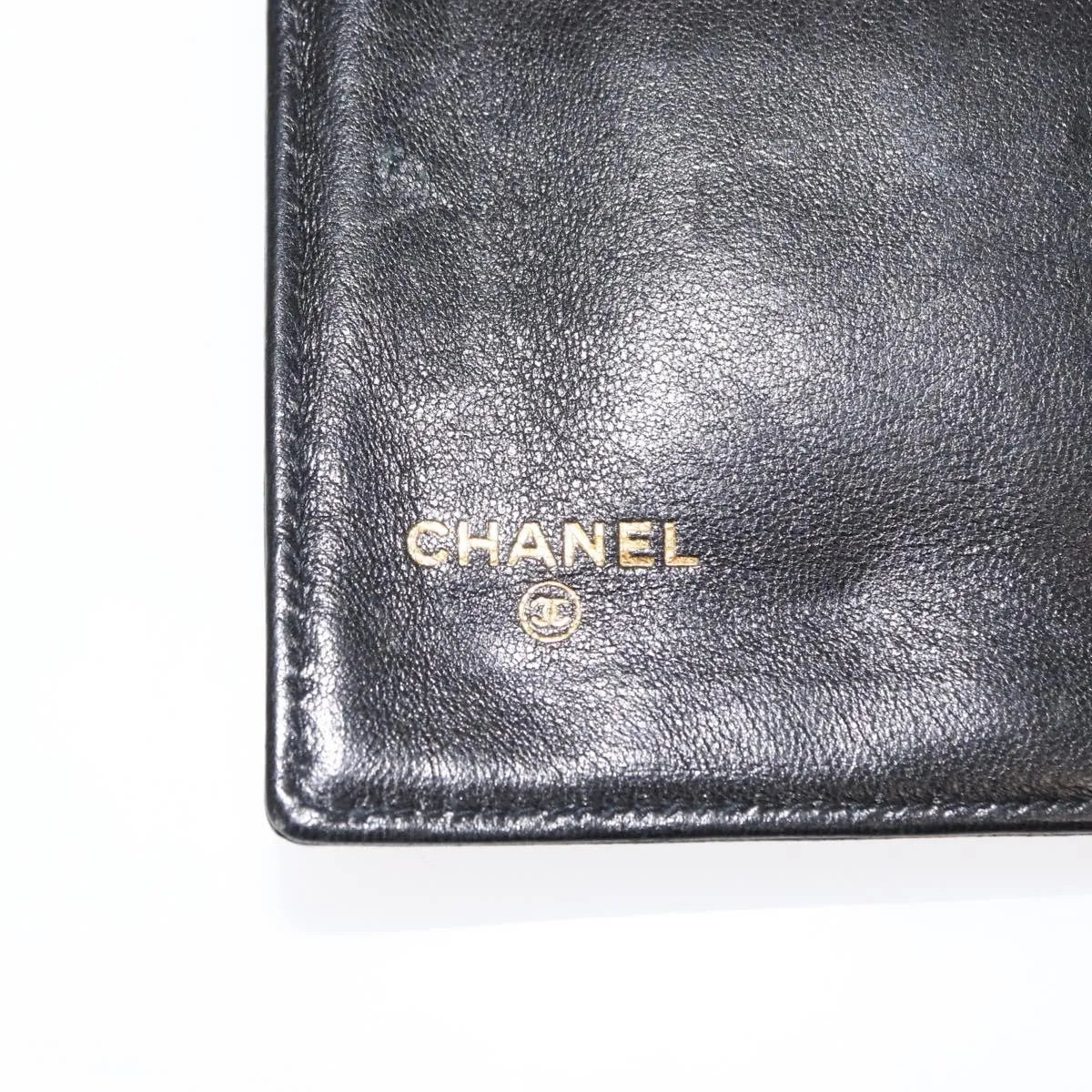 Chanel Timeless Cc French Leather Black Leather Wallets Accessory (Pre-Owned)