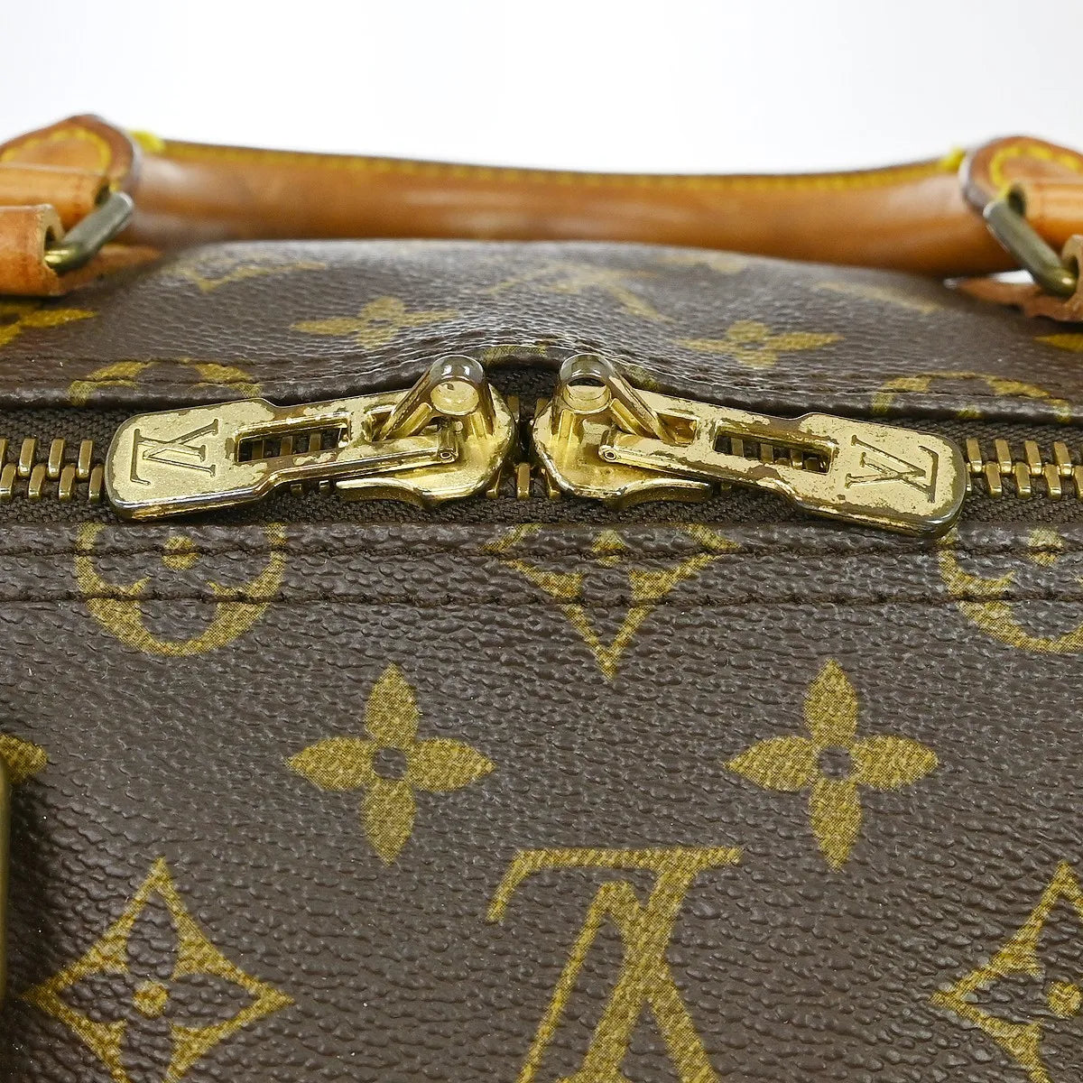 Louis Vuitton Keepall Bandouliere Monogram Canvas Brown Canvas Travel Bag Bag (Pre-Owned)