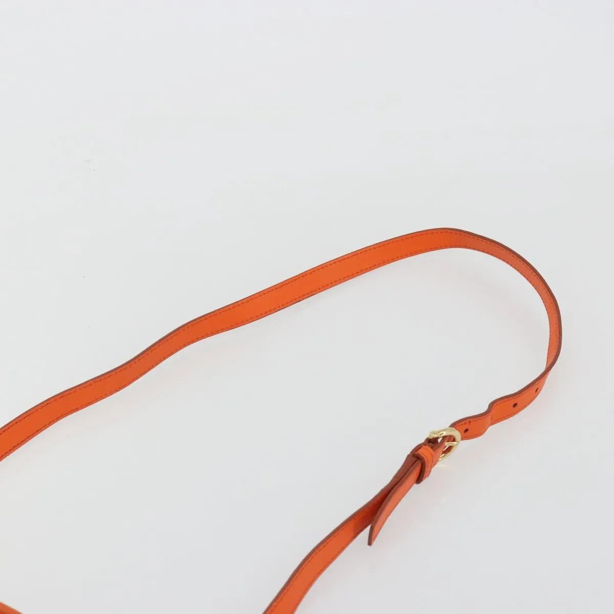 Salvatore Ferragamo Sookie Satchel Leather Orange Leather Handbag (Pre-Owned)