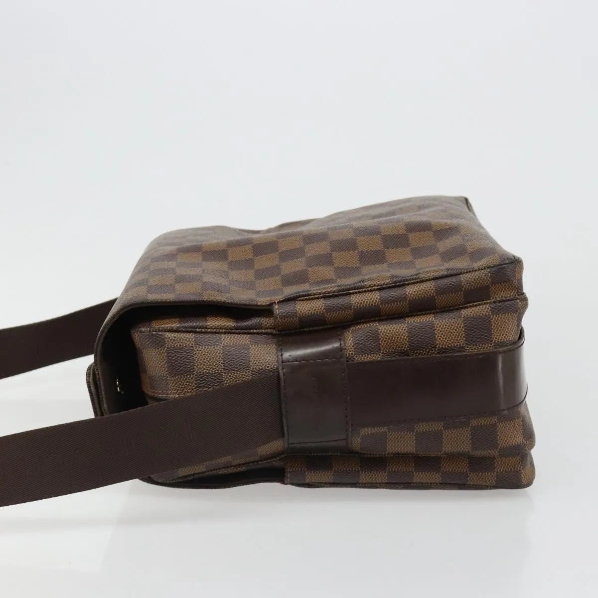 Louis Vuitton Naviglio Damier Ebene Brown Canvas Shoulder Bag Bag (Pre-Owned)