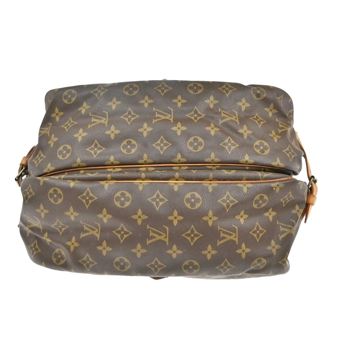 Louis Vuitton Saumur Monogram Canvas Brown Canvas Shoulder Bag Bag (Pre-Owned)