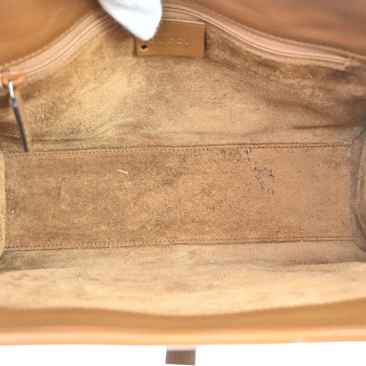 Gucci Jackie Tote Guccissima Leather Brown Leather Handbag (Pre-Owned)