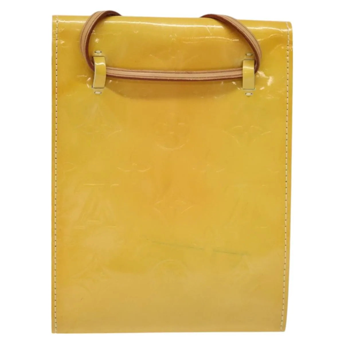 Louis Vuitton Kenmare Shoulder Bag Patent Leather Yellow Patent_Leather Clutche & Pouche Bag (Pre-Owned)