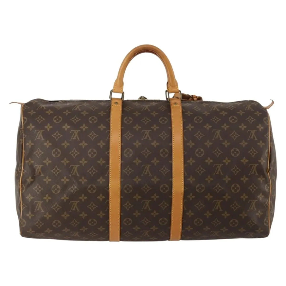 Louis Vuitton Keepall Monogram Canvas Brown Canvas Travel Bag Bag (Pre-Owned)