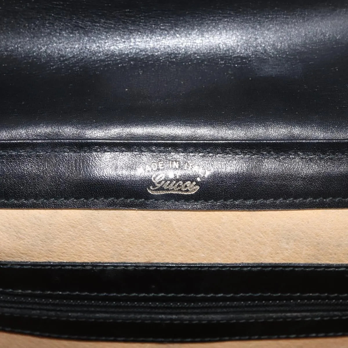 Gucci Sherry Line Shoulder Leather Multicolour Leather Handbag (Pre-Owned)