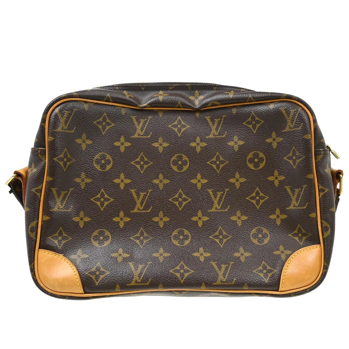 Louis Vuitton Nil Messenger Bag Monogram Canvas Brown Canvas Shoulder Bag Bag (Pre-Owned)
