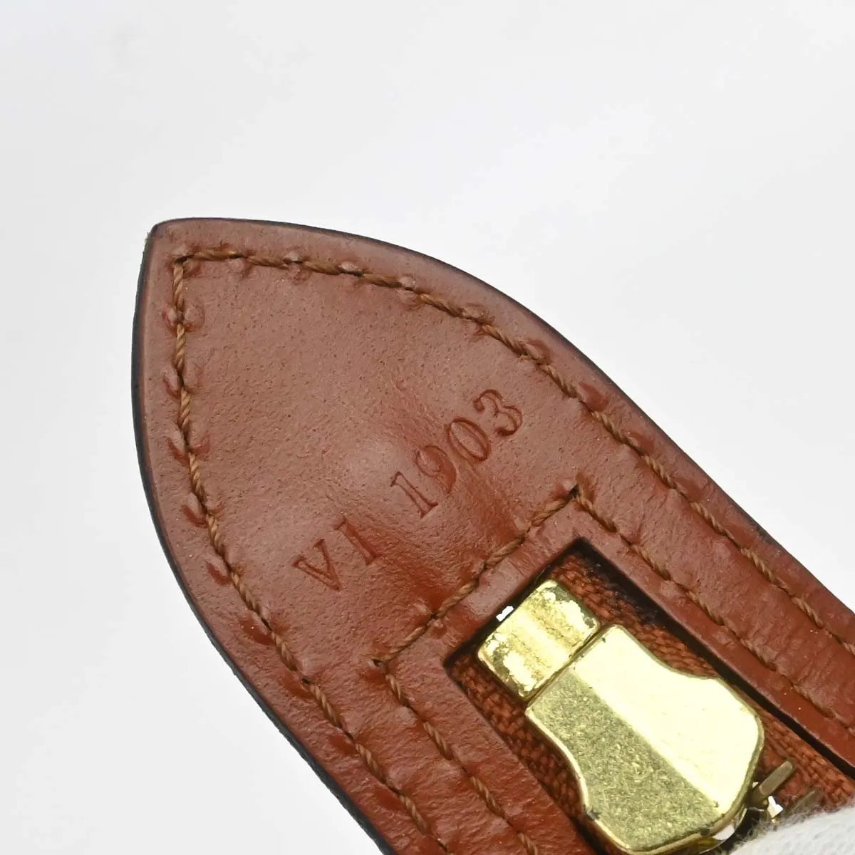 Louis Vuitton Saint Jacques Epi Leather Brown Leather Handbag (Pre-Owned)