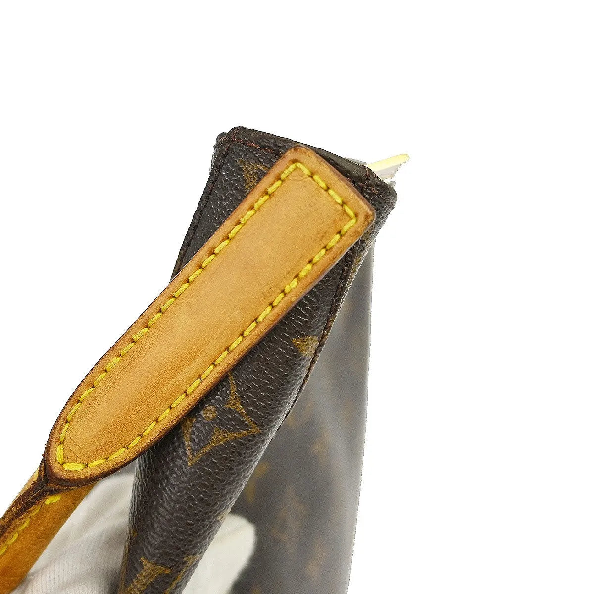 Louis Vuitton Monogram Looping Handbag Monogram Canvas Brown Canvas Shoulder Bag Bag (Pre-Owned)