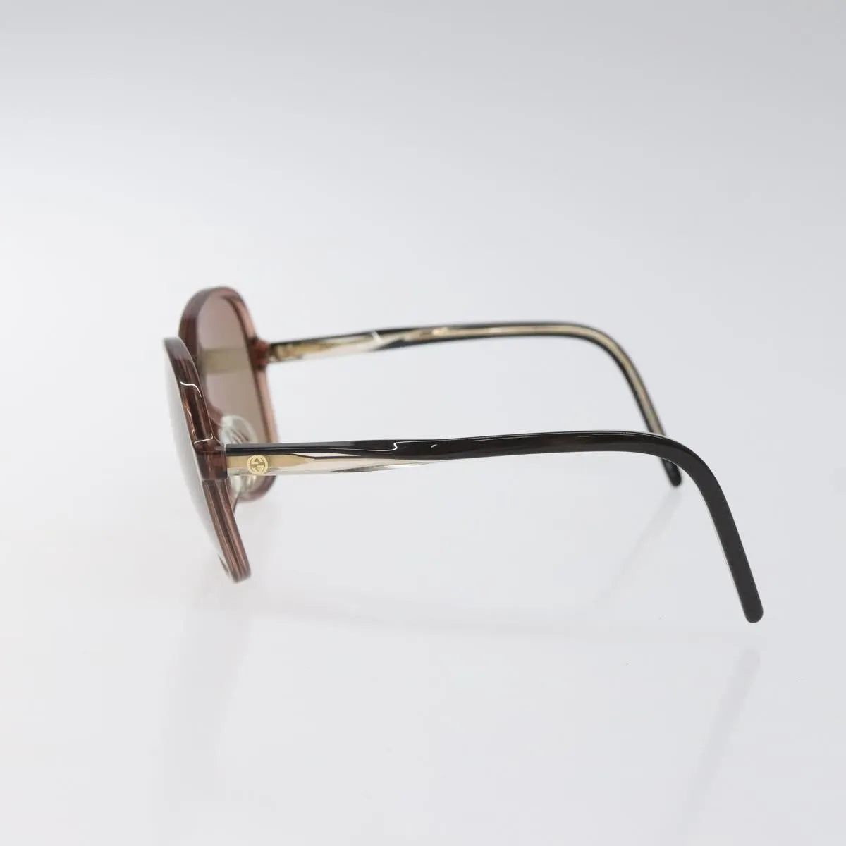 Gucci Eyewear Interlocking G Sunglasses Brown Plastic Sunglasse Accessory (Pre-Owned)