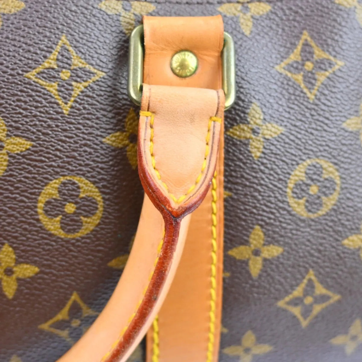 Louis Vuitton Keepall Monogram Canvas Brown Canvas Travel Bag Bag (Pre-Owned)